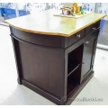 Espresso and Maple Kitchen Island Counter